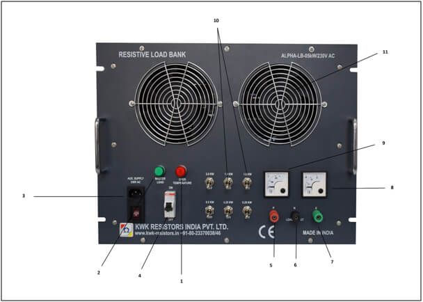 Alpha Series Resistive Load Bank - KWK Resistors